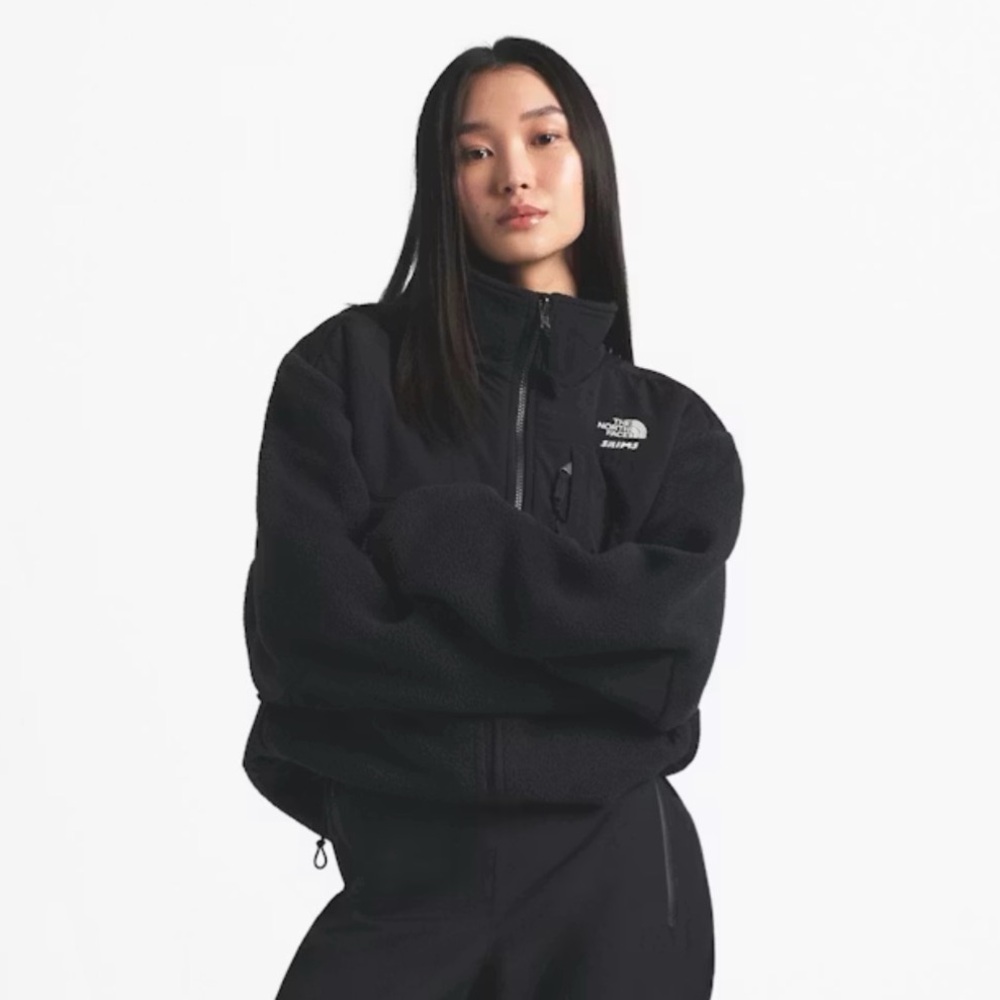 The Northface x Skims 1995 Denali Fleece Jacket in Onyx Size Medium NWOT - Picture 2 of 5